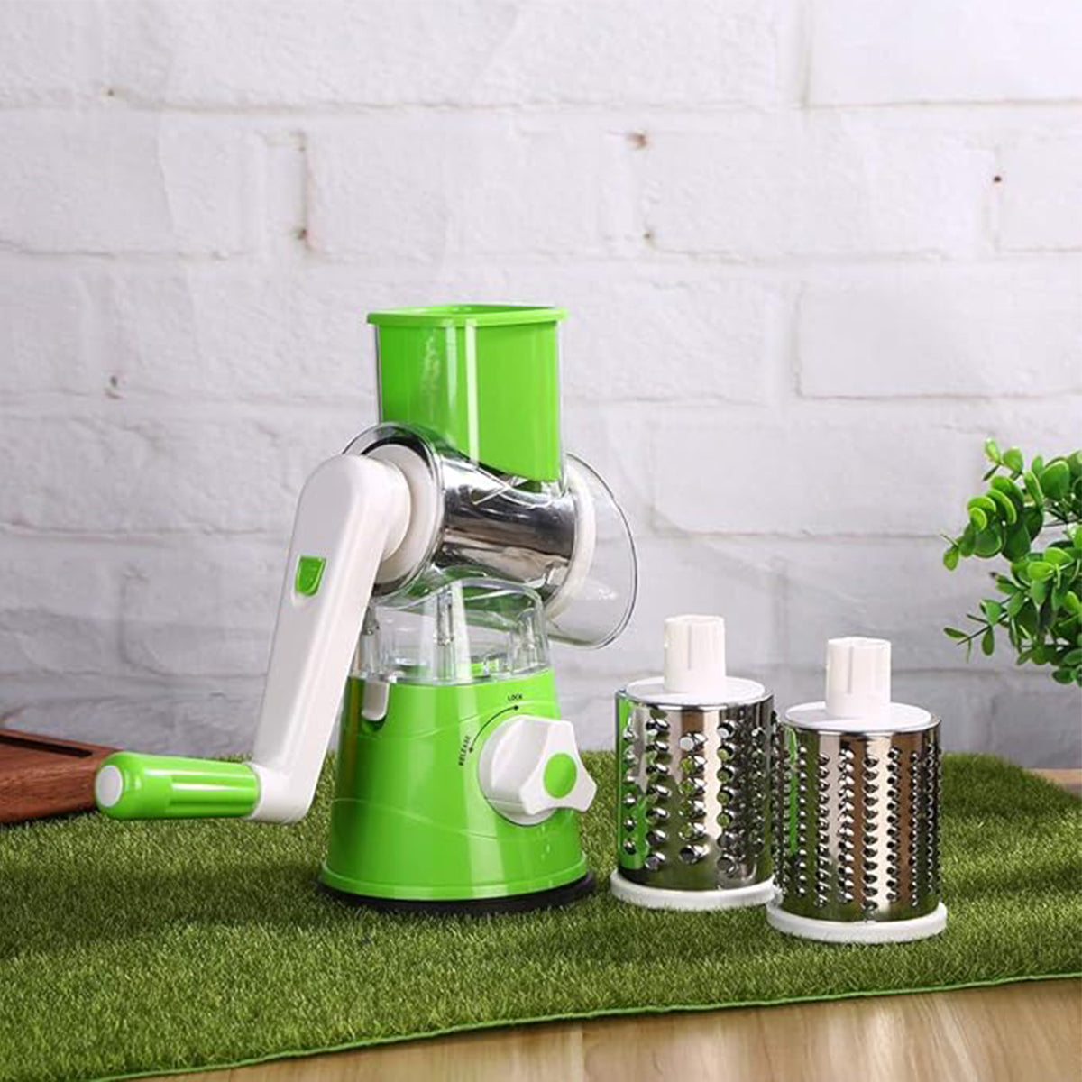 3-in-1 Manual Vegetable Slicer & Cheese Grater