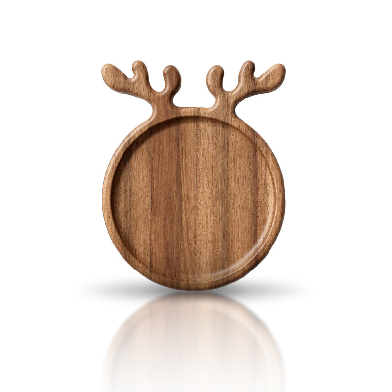 Holiday Wooden Serving Platters - Snack & Cake Tray