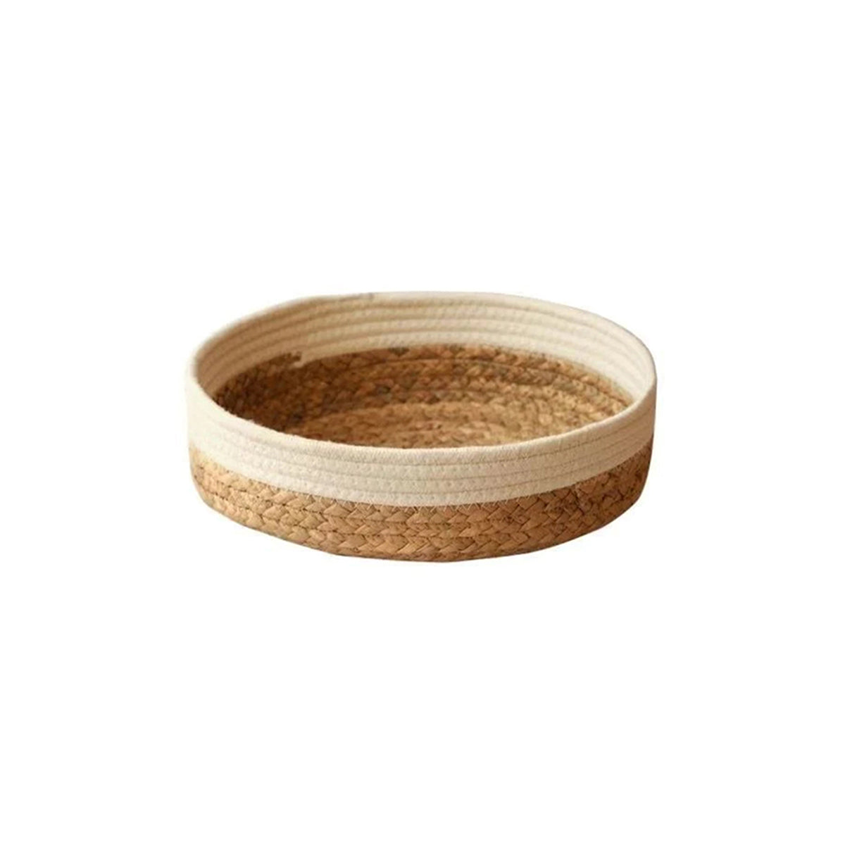 Woven Straw Storage Basket