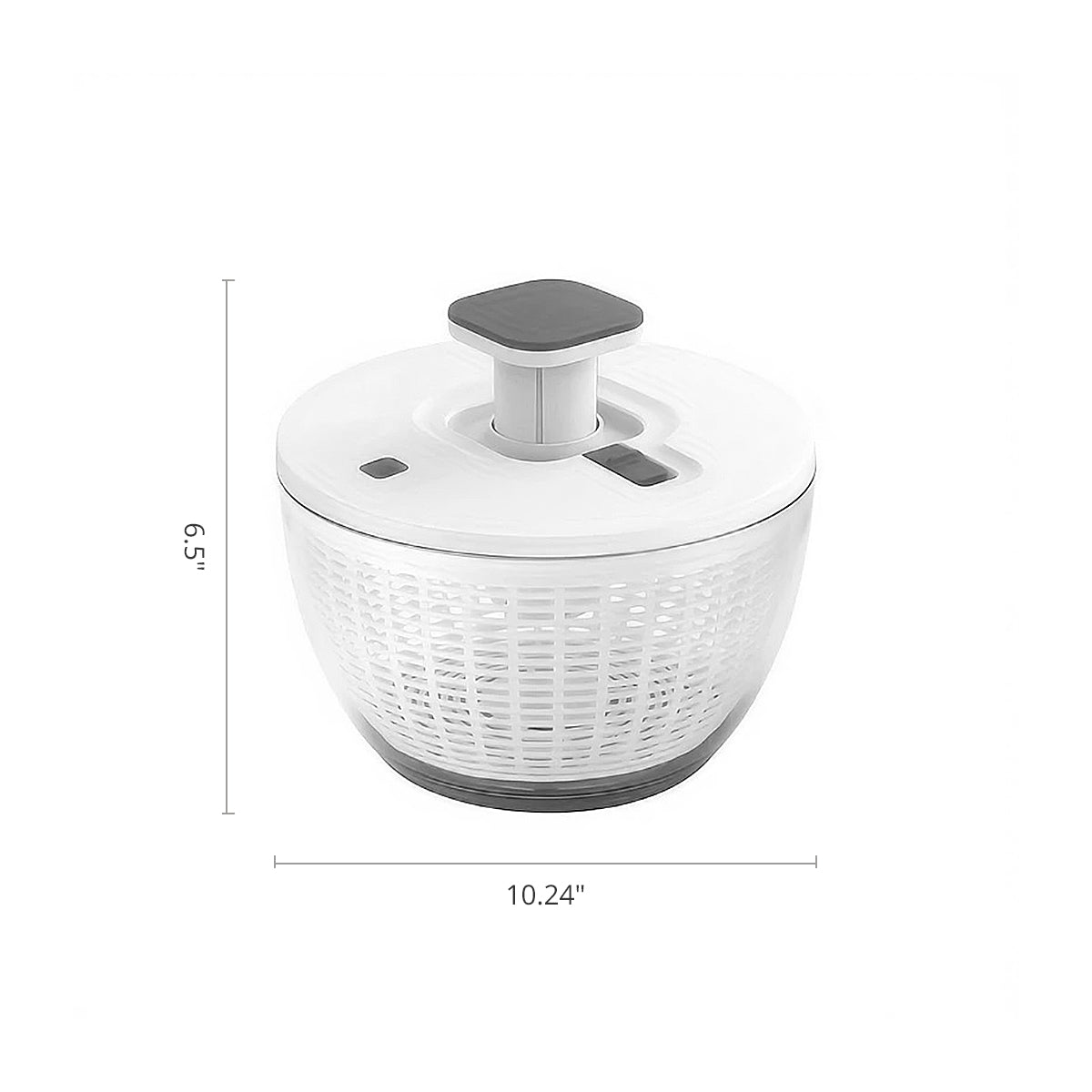 One-Handed Salad Spinner & Vegetable Dryer– Press Type