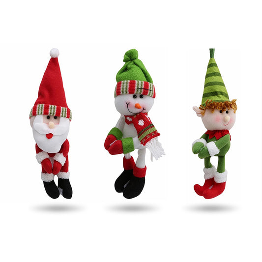 Christmas Wine Bottle Covers – Set of 3 Holiday Table Decor