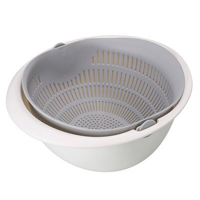 Double Drain Basket – Convenient Fruit & Veg Strainer
