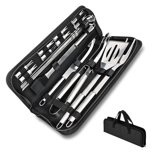 Stainless Steel BBQ Tools Set -18 Pcs Grilling Essentials