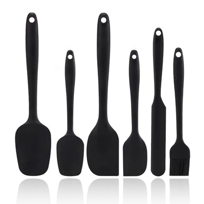 Silicone Spatula Set of 6 - Heat Resistant Cooking Tools