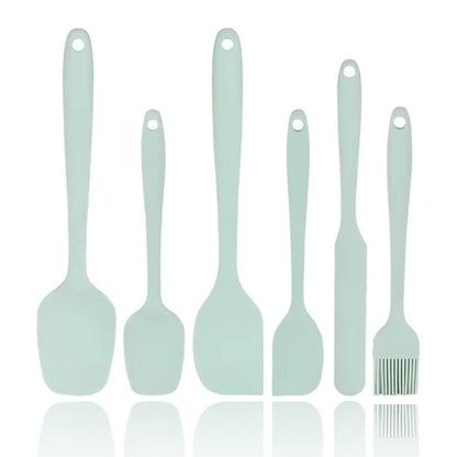 Silicone Spatula Set of 6 - Heat Resistant Cooking Tools