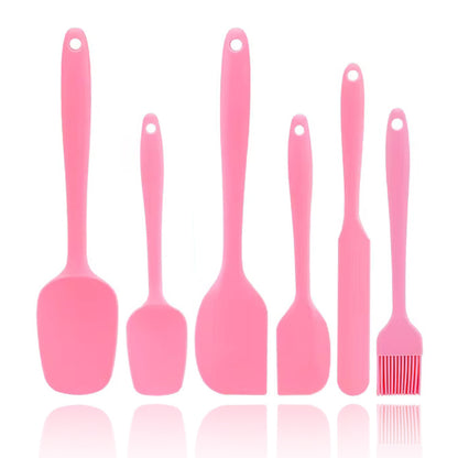 Silicone Spatula Set of 6 - Heat Resistant Cooking Tools