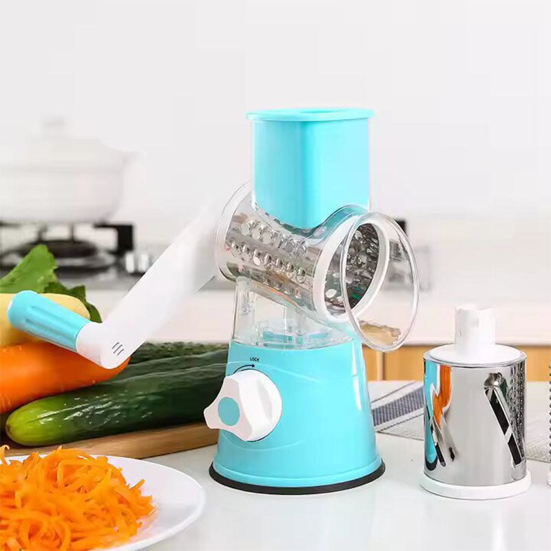 3-in-1 Manual Vegetable Slicer & Cheese Grater