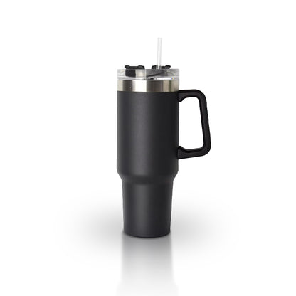40oz Stainless Steel Tumbler with Lid & Straw - Travel Mug