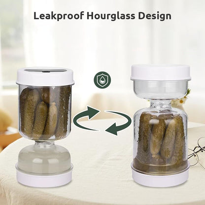 Sealed Pickles Jar with Fork & Wet-Dry Separator