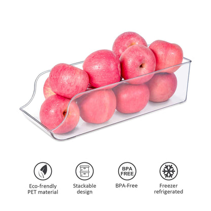 Clear Refrigerator Organizer Bin
