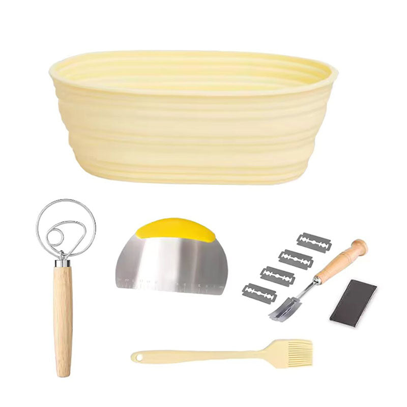 Non-Stick Silicone Bread Proofing Basket Set - Home Baking