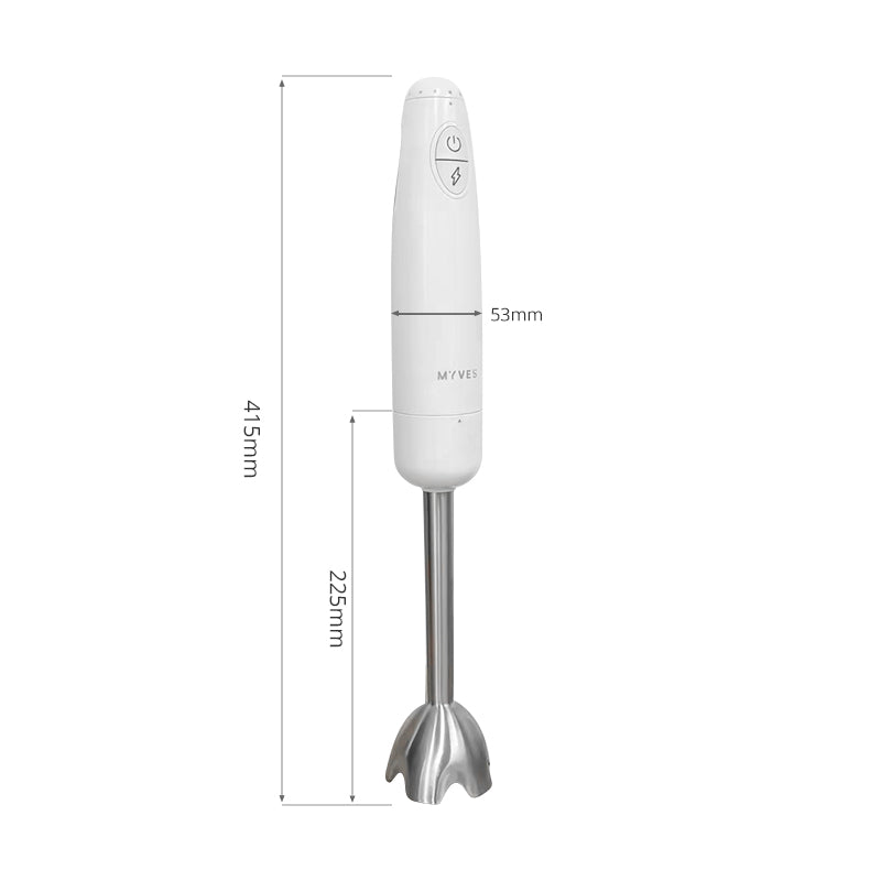 MYVES 5 In 1 Immersion Blender - A2 | 800W with 18 Speeds and Turbo Mode Handheld Blender