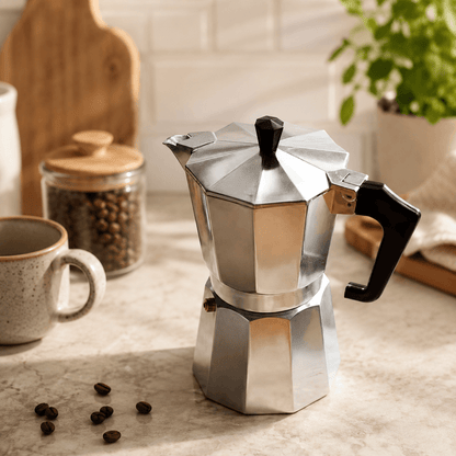 Stovetop Moka Pot Coffee Maker