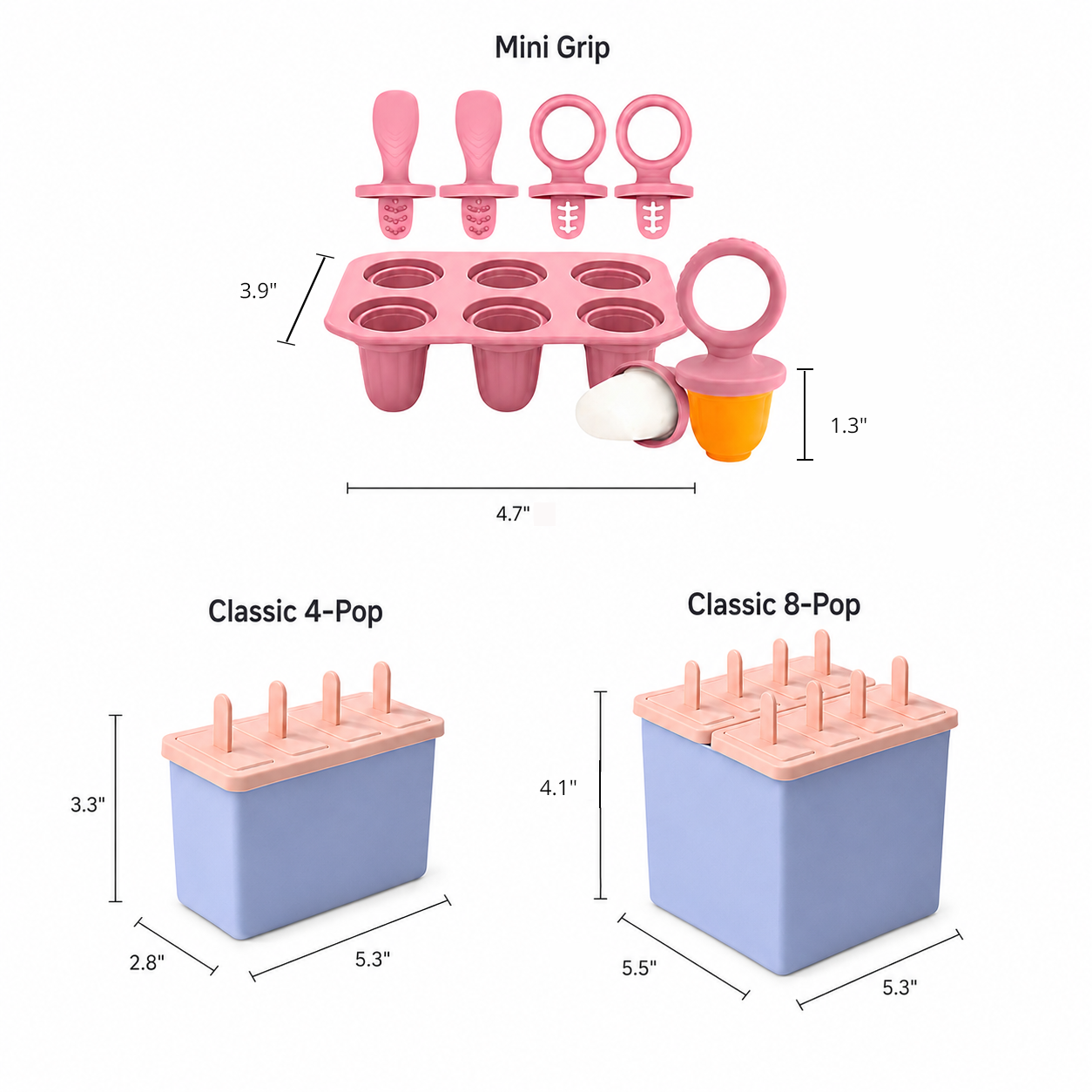 Homemade Popsicle Mold for Fruit Pops