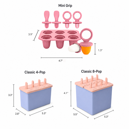 Homemade Popsicle Mold for Fruit Pops