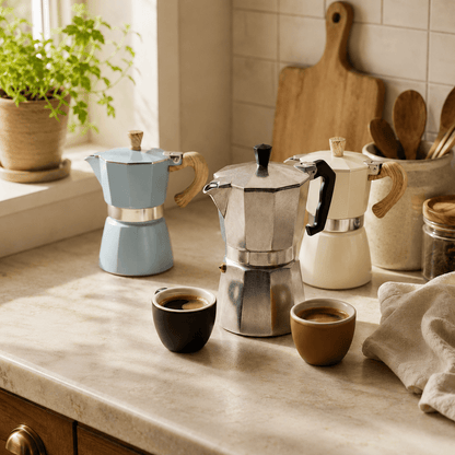 Stovetop Moka Pot Coffee Maker
