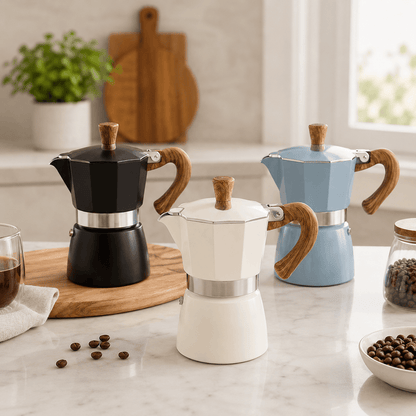 Stovetop Moka Pot Coffee Maker