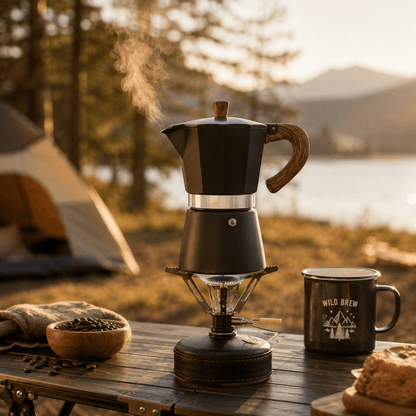 Stovetop Moka Pot Coffee Maker