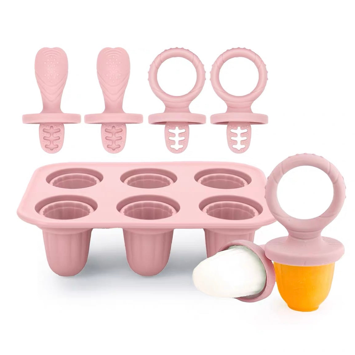 Homemade Popsicle Mold for Fruit Pops