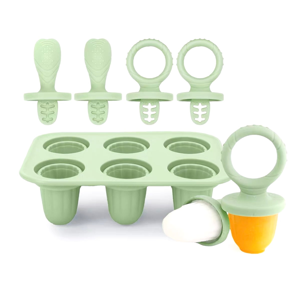 Homemade Popsicle Mold for Fruit Pops