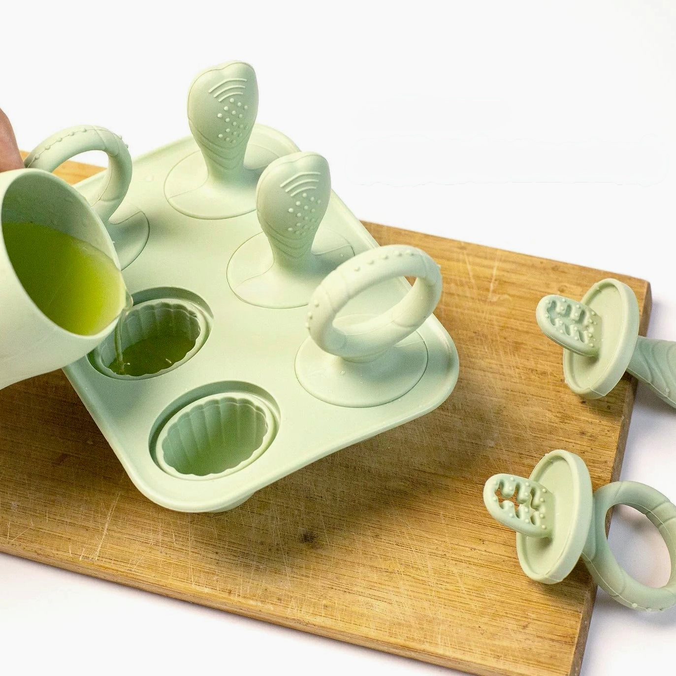Homemade Popsicle Mold for Fruit Pops