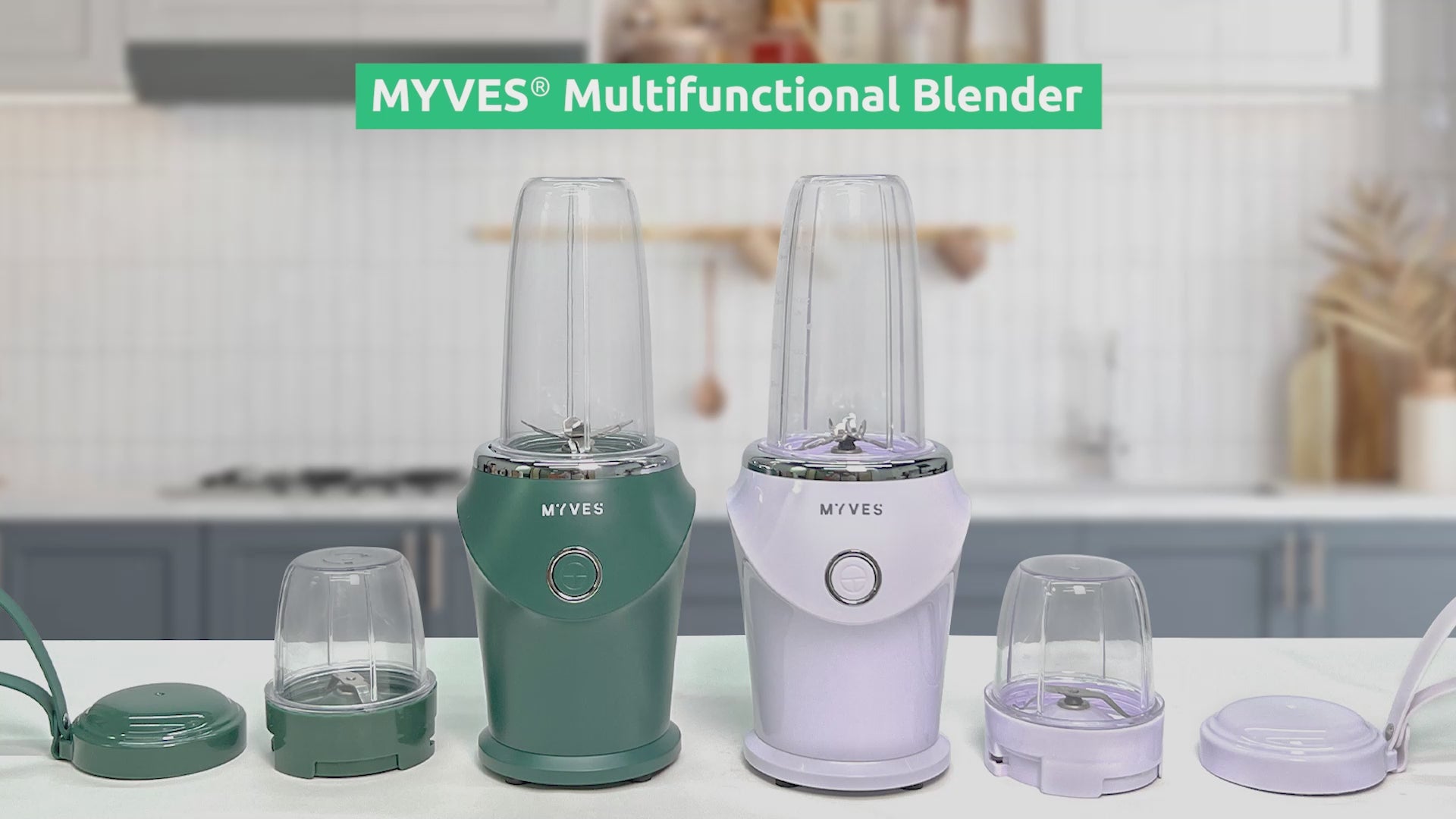 Load video: MYVES Powerful Blender &amp; Crusher